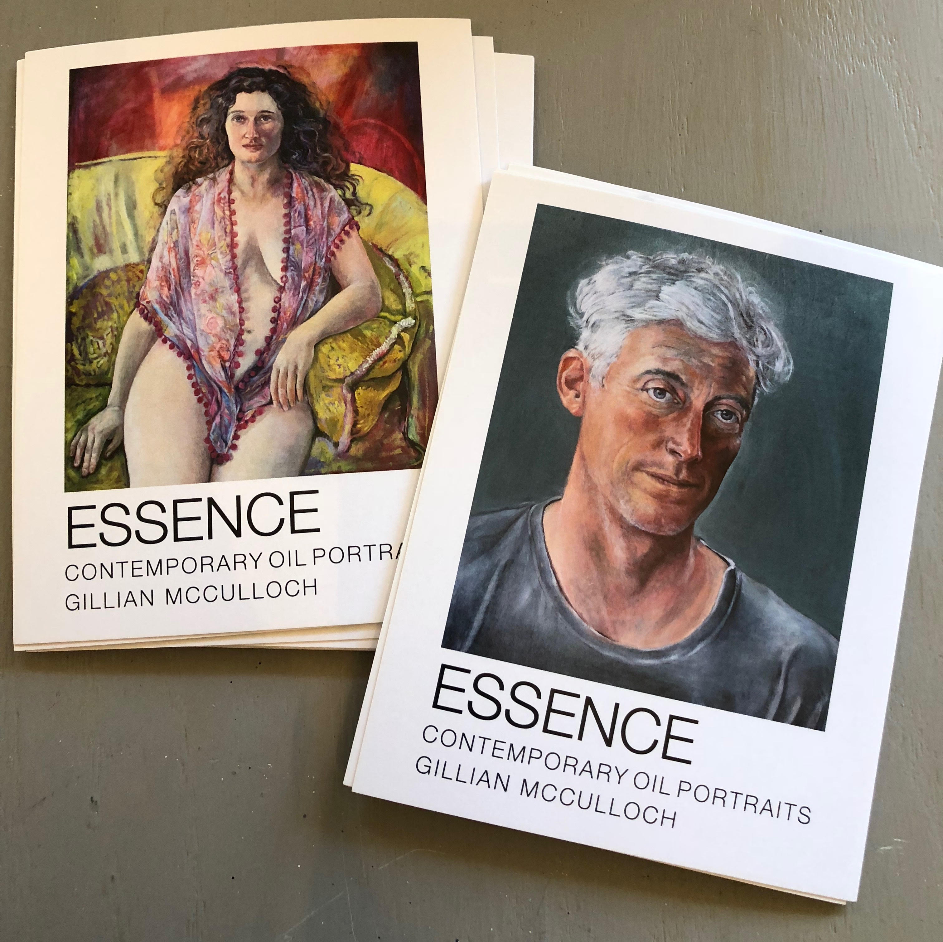 ESSENCE CONTEMPORARY OIL PORTRAITS  GILLIAN MCCULLOCH-opening reception